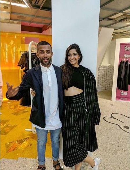 Sonam Kapoor with Anand Ahuja