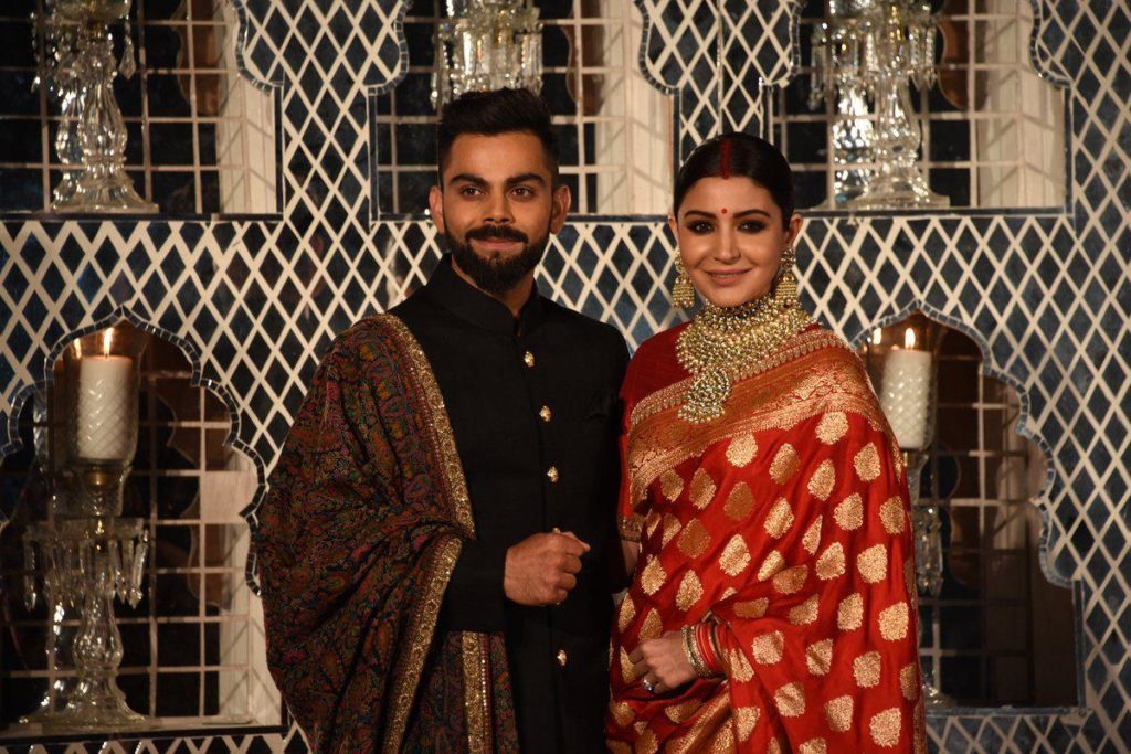 Anushka Sharma with husband Virat Kohli