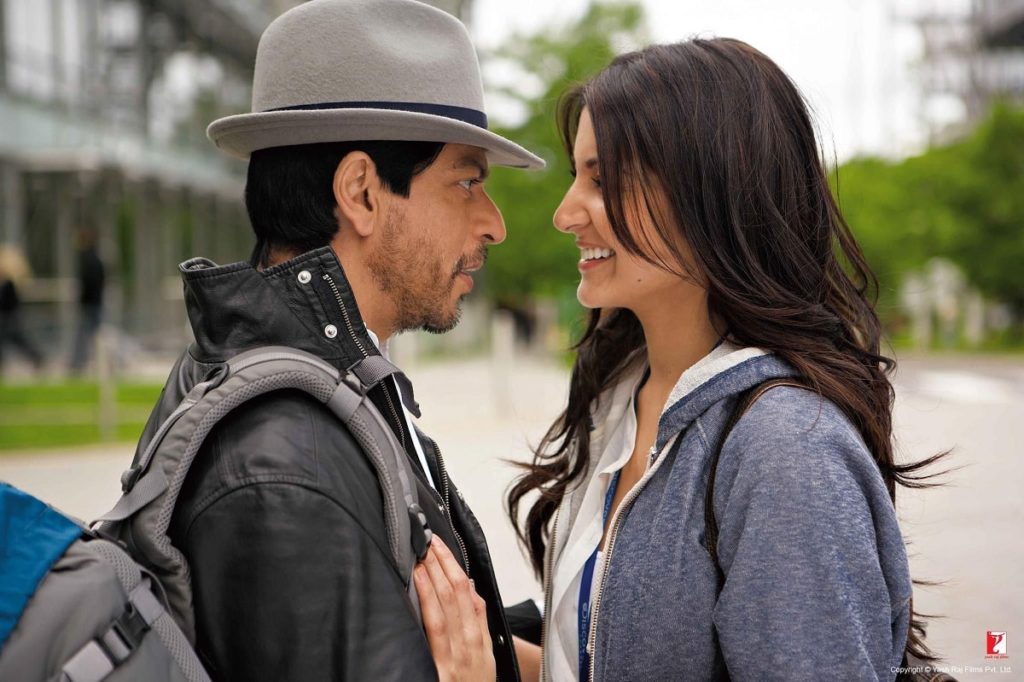 Anushka with Shah Rukh Khan in Jab Tak Hai Jaan