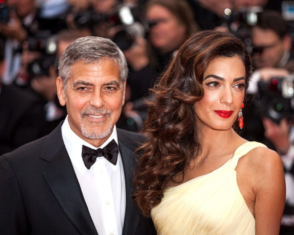 George Clooney and Amal