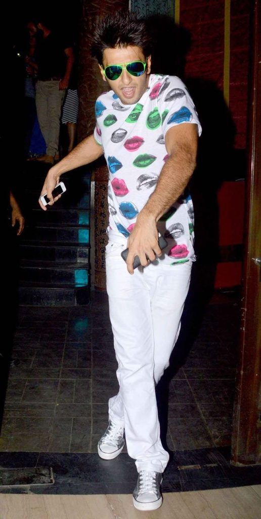 Ranveer Singh in white coloured lips t-shirt