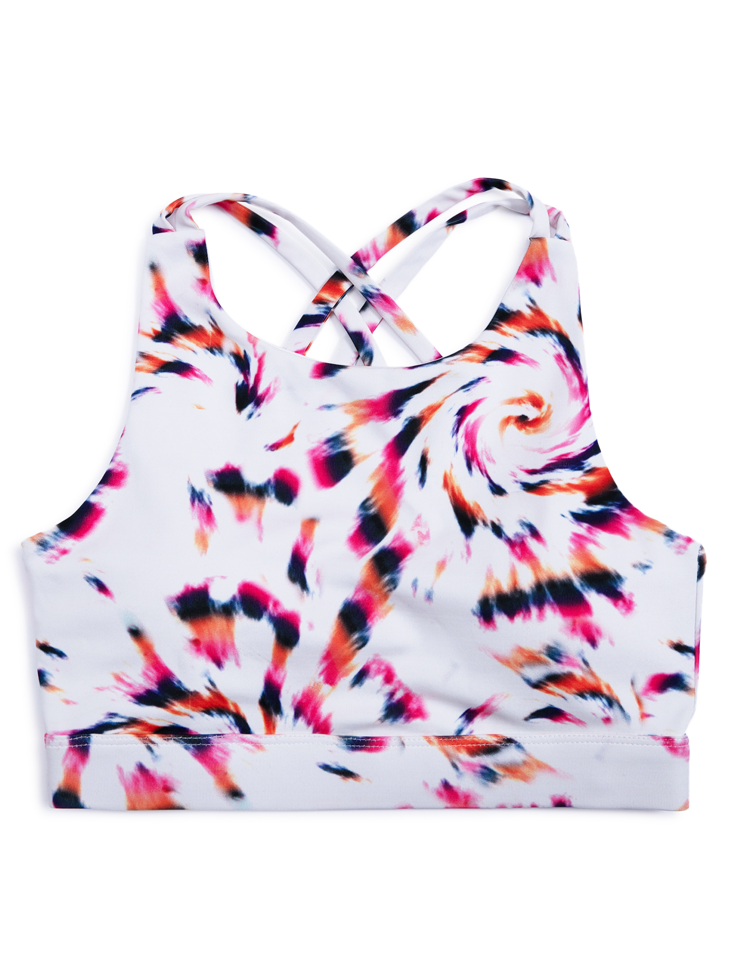 Nykd All Day Be Bold Sports Bra- NYK214 Pink Yarrow + Orange Tiger – Nykd  by Nykaa