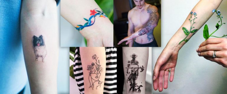 Leaf Vine - Leaf Vine tattoo Temporary Tattoos | Momentary Ink