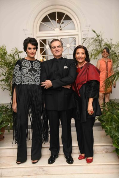The hosts - Ambassador of Brazil with his wife _ daughter Maria