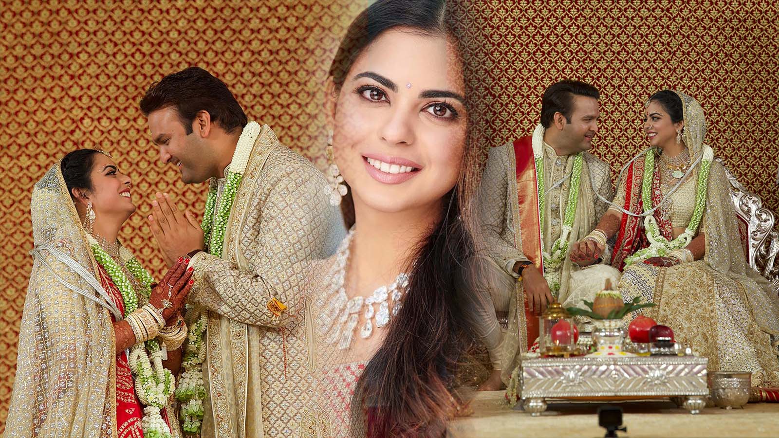 Isha Ambani's Lehenga At Mumbai Wedding Reception Custom-Made By Italian  Designer Valentino