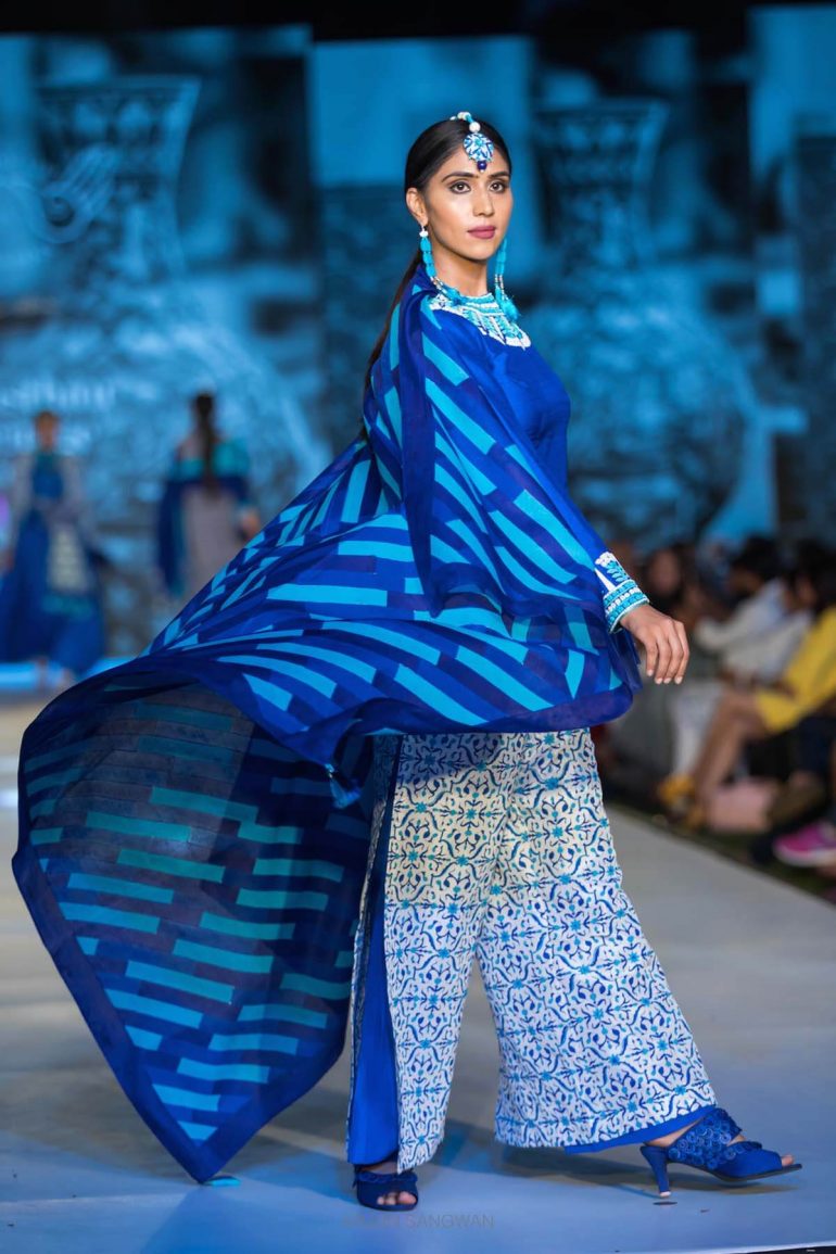 Vidhi Singhania's Blue Pottery Inspired Collection Is Summer Perfect