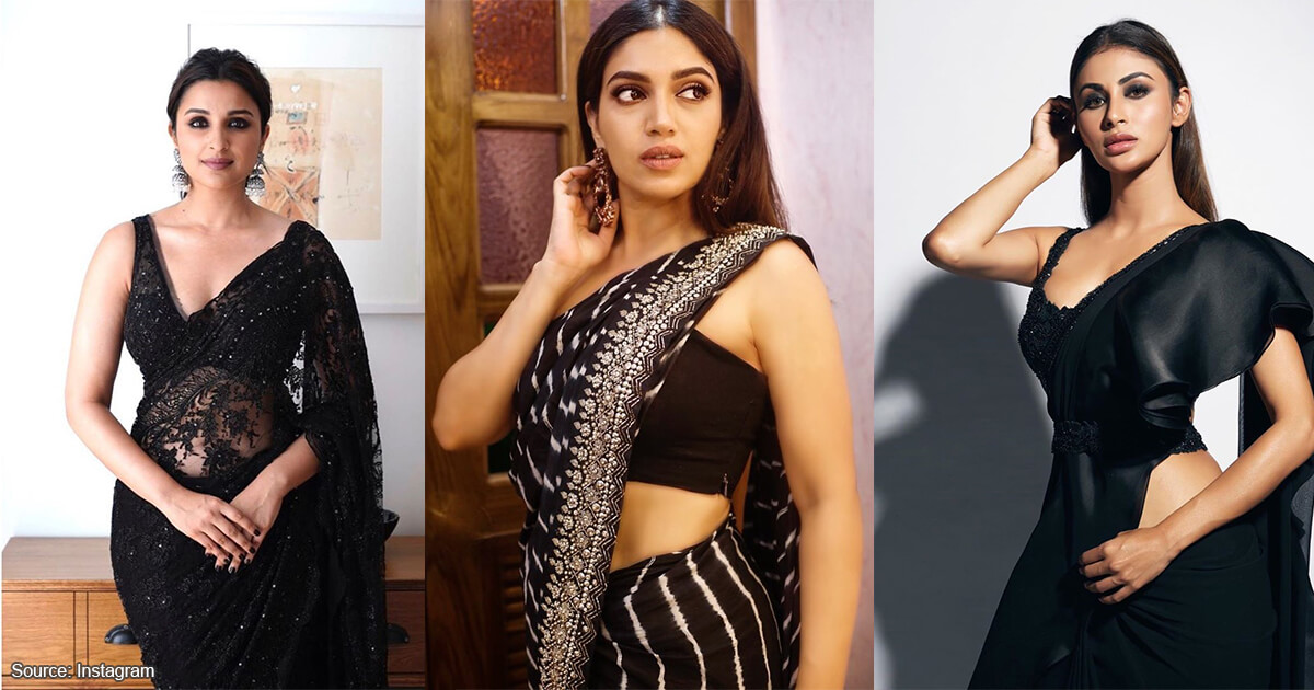 Ritu Varma Weaving Magic in Black Saree | Ritu Varma Weaving Magic in Black  Saree