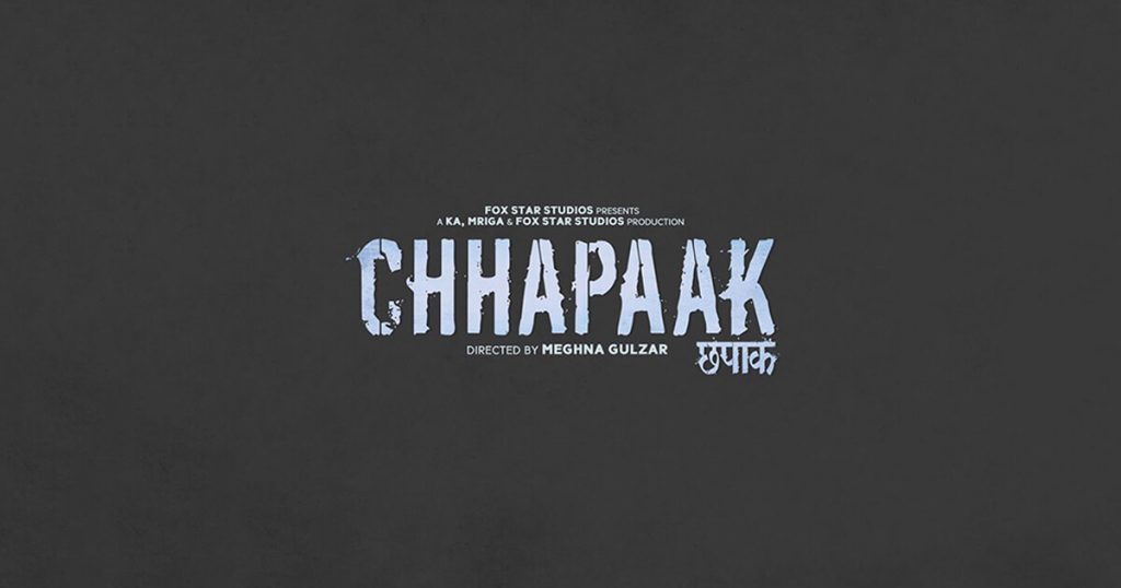 Chhapaak Cover