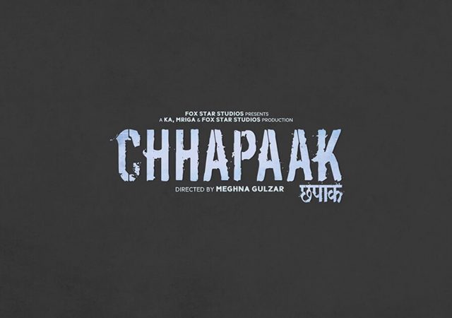 Chhapaak Cover