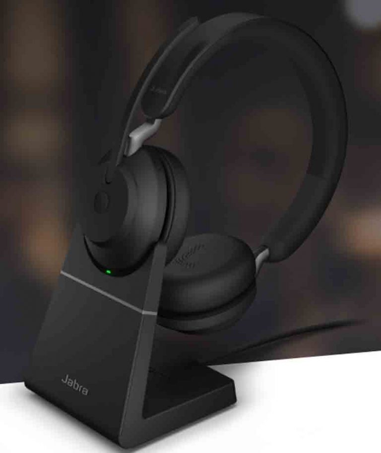 Jabra Evolve2 headset series for the office environment.