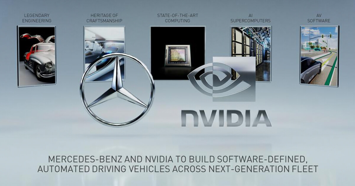 Electrifying The Future; Mercedes Benz And Nvidia Together!