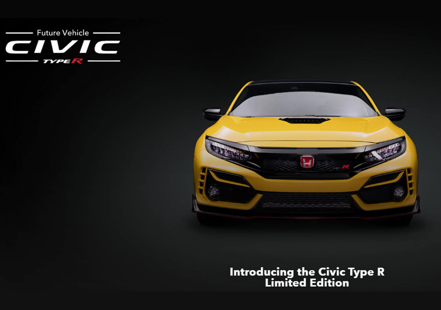Limited Edition Of 2021 Honda Civic Type R Bold Outline