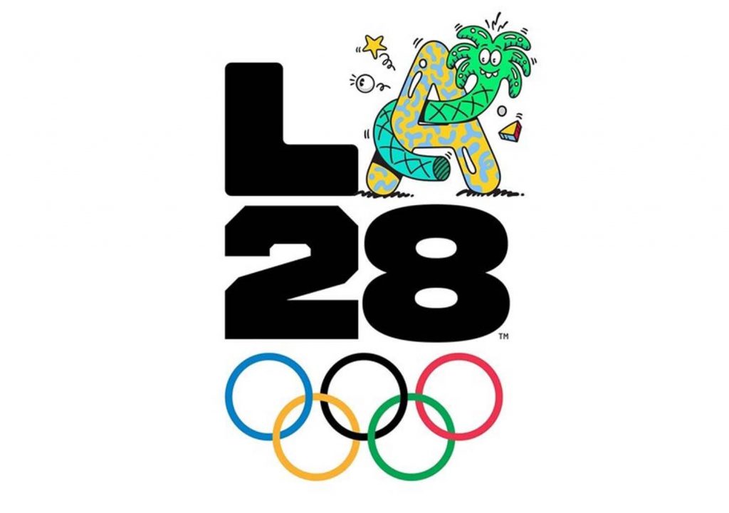 Los Angeles Olympics 2028 Gets A New Logo Bold Outline India