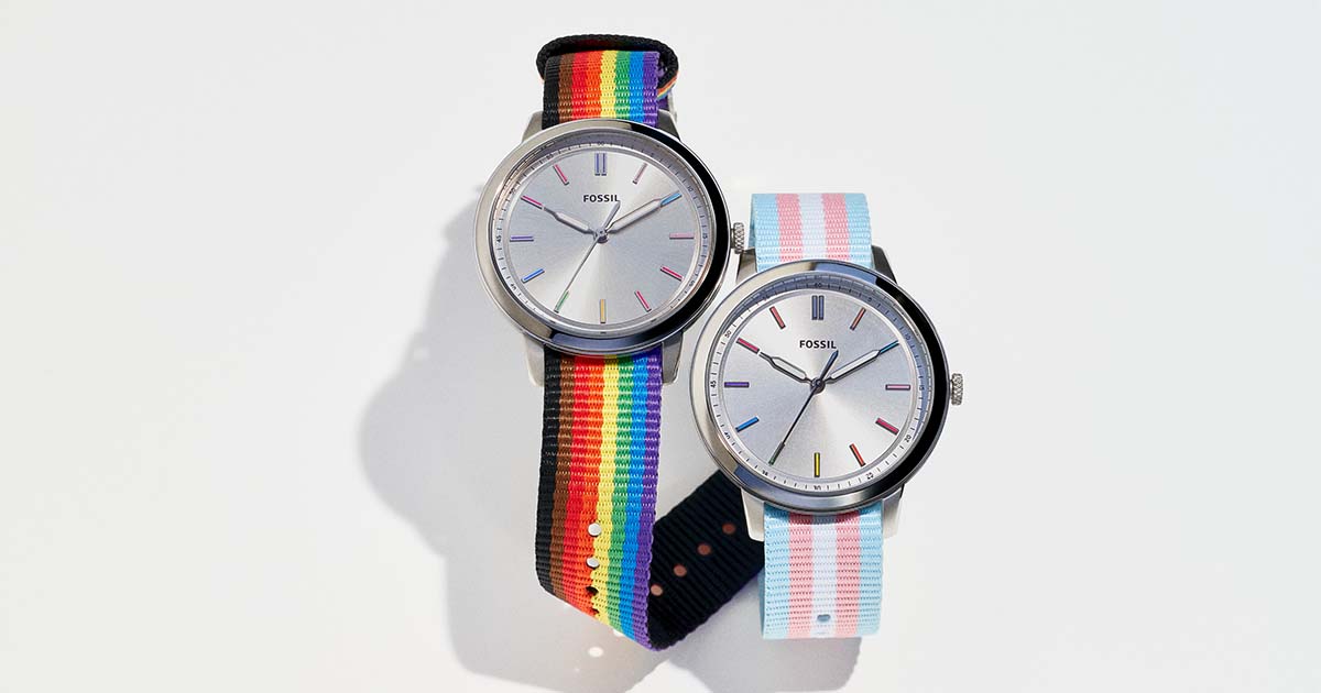 Fossil sales pride watch