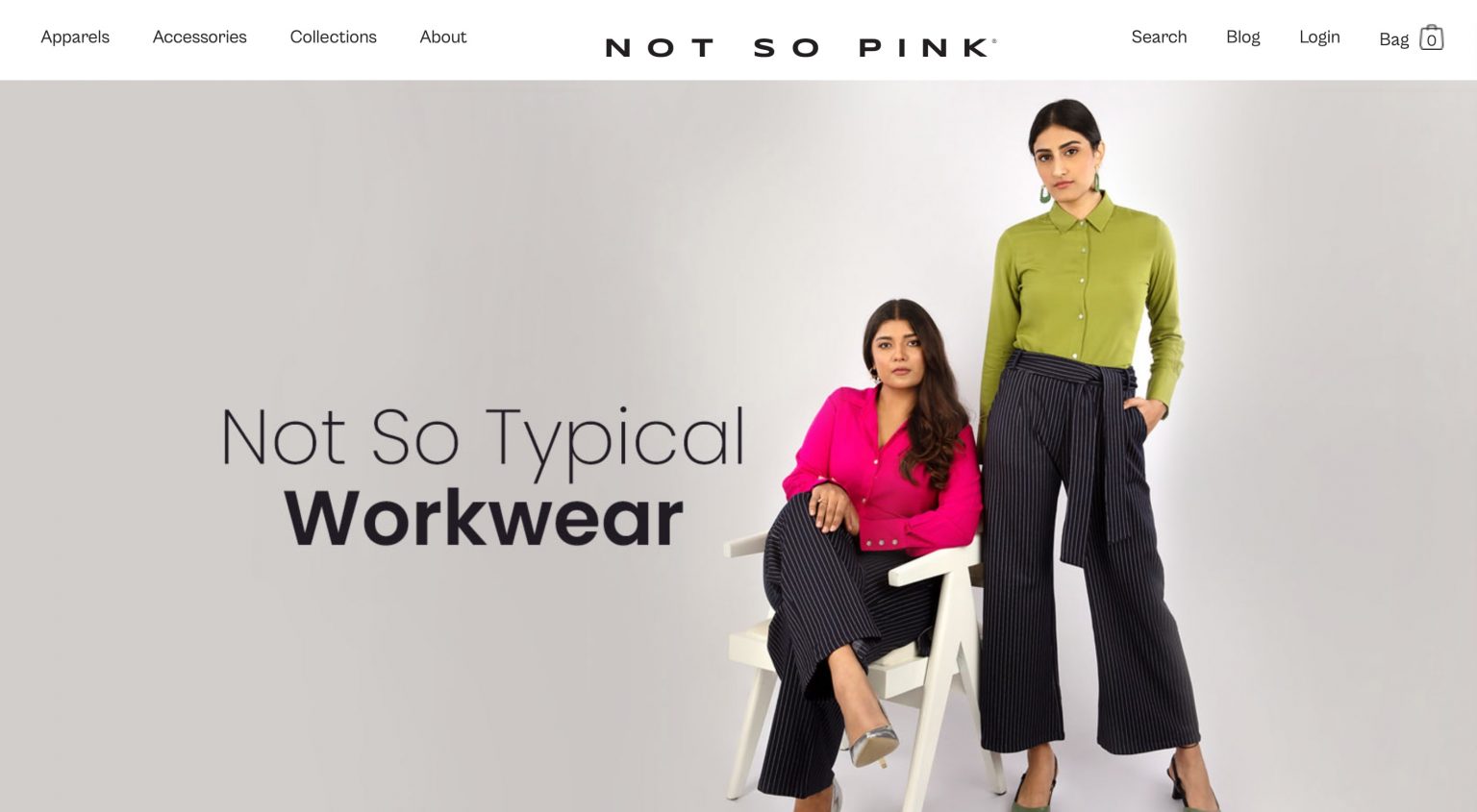 Not So Pink by Soch Group is a new Indian workwear brand for the Indian ...