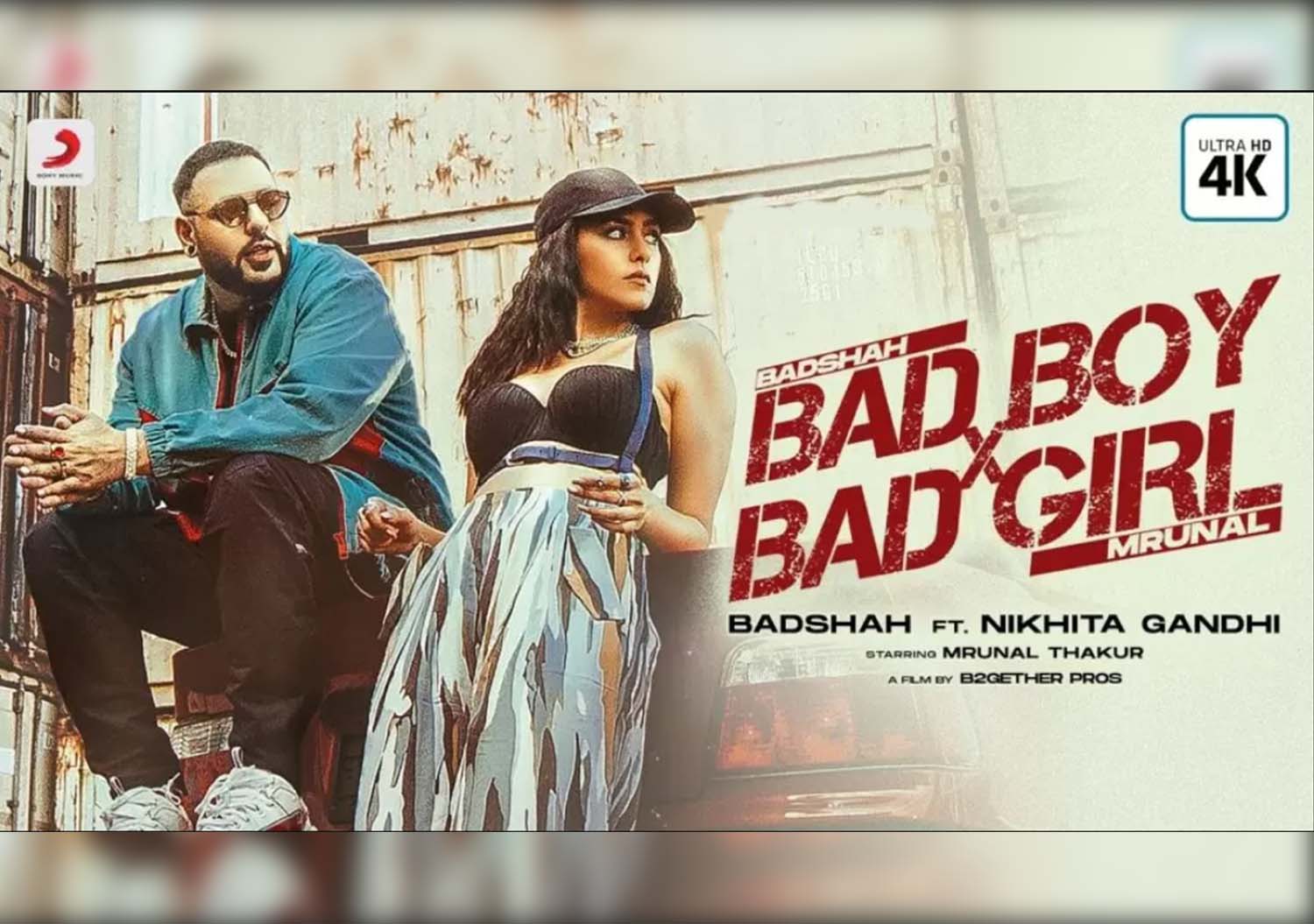 Bad Boy x Bad Girl by Badshah starring Mrunal Thakur is the party starter  we've been waiting for. - Bold Outline : India's leading Online Lifestyle,  Fashion & Travel Magazine.