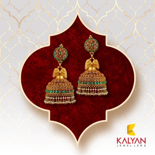 Jhumka deals kalyan jewellers