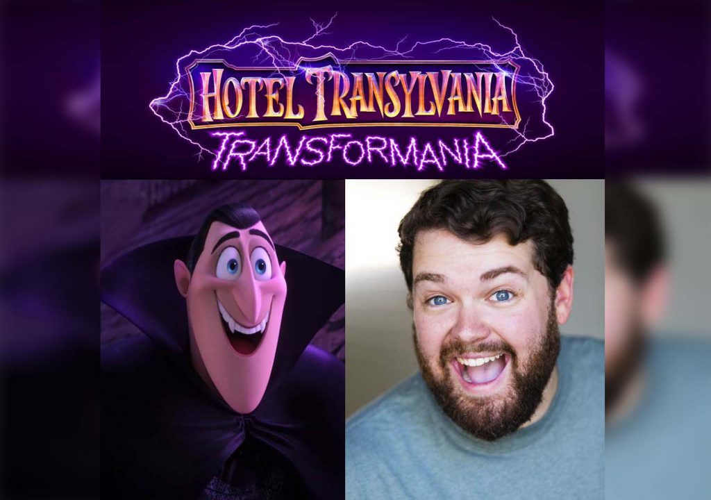 Brian Hull as Drac in the upcoming Amazon movie, Hotel Transylvania