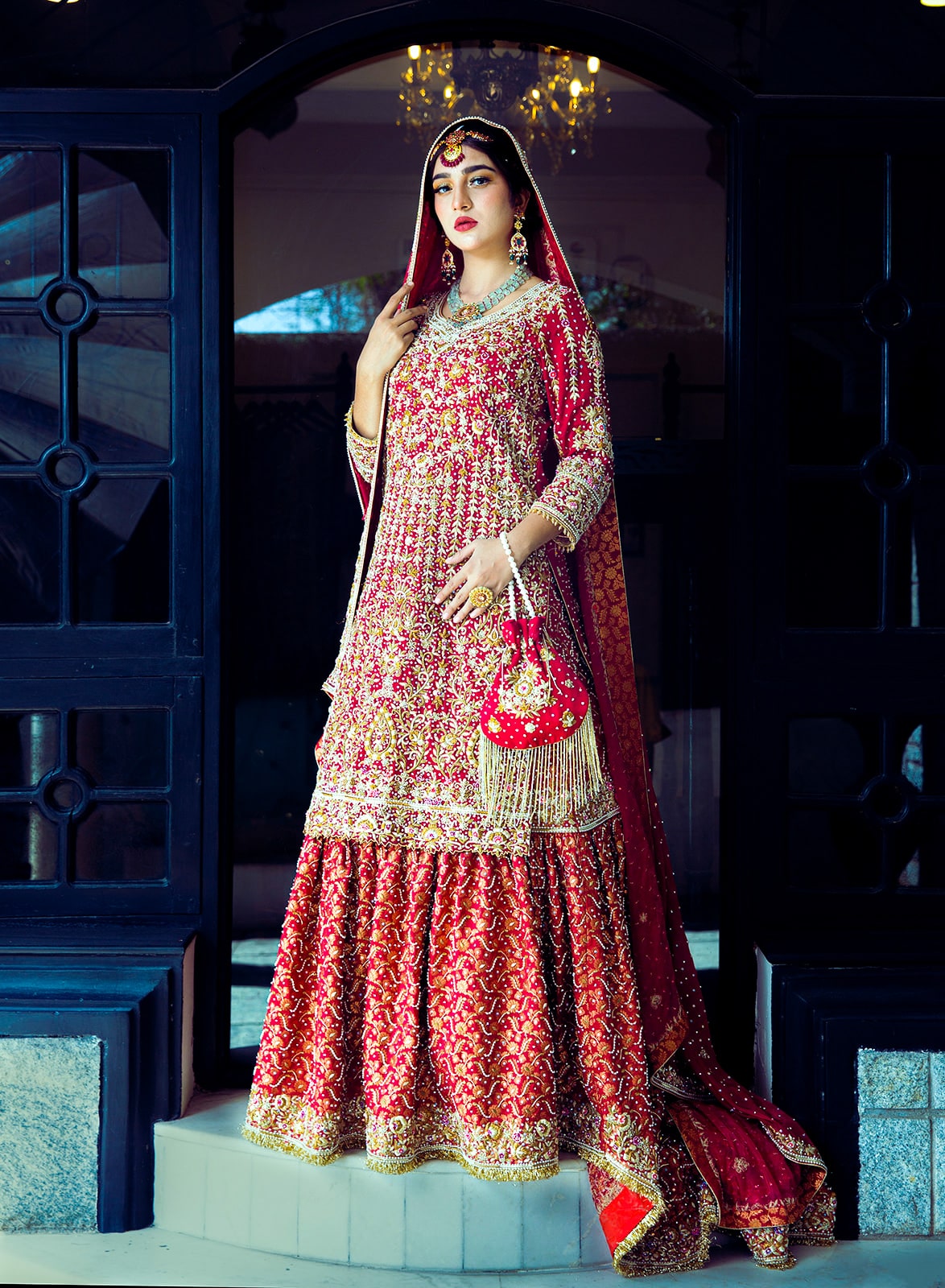 4 fashion tips on bridal nawabi gharara to look elegant for your ...