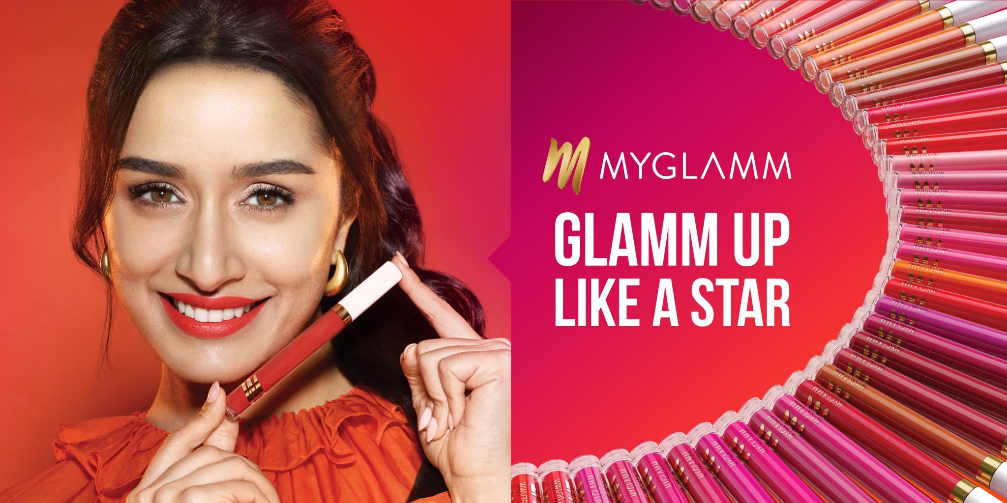 Myglamm Launches New Ad Film Glammuplikeastar Starring Brand Ambassador Shraddha Kapoor Bold 4073