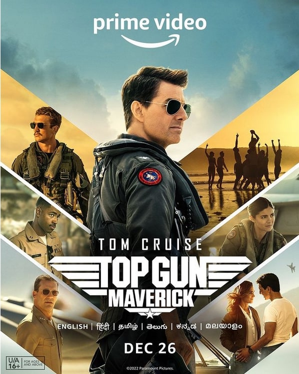 Tom Cruise's Top Gun: Maverick heads for a streaming release on Prime  Video; will stream from December 26 - Bold Outline : India's leading Online  Lifestyle, Fashion & Travel Magazine.