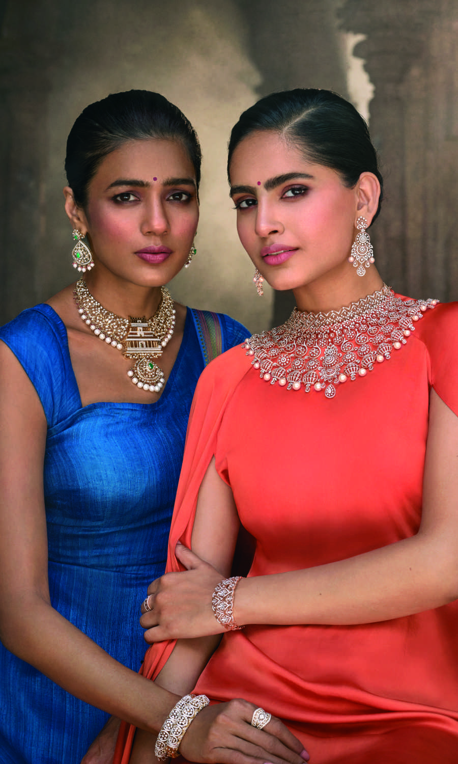 18 Karat Gold Ruby Emerald Sapphire Diamond Wide Bracelet –  georgioscollections