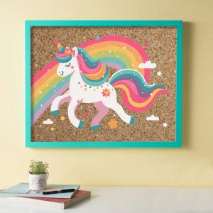Rainbow Unicorn Pinboard